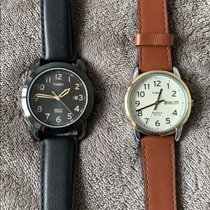 Timex Black and Brown Men’s Wristwatches